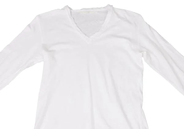 45rpm 45R Cotton Cutting Mesh Design V-neck T-shirt K-145062_003