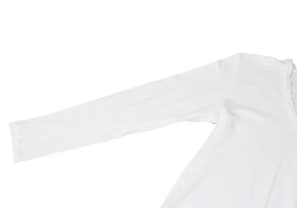 45rpm 45R Cotton Cutting Mesh Design V-neck T-shirt K-145062_005