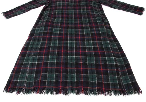 45rpm 45R Wool Fringe Design Check Knit Dress K-145064_008