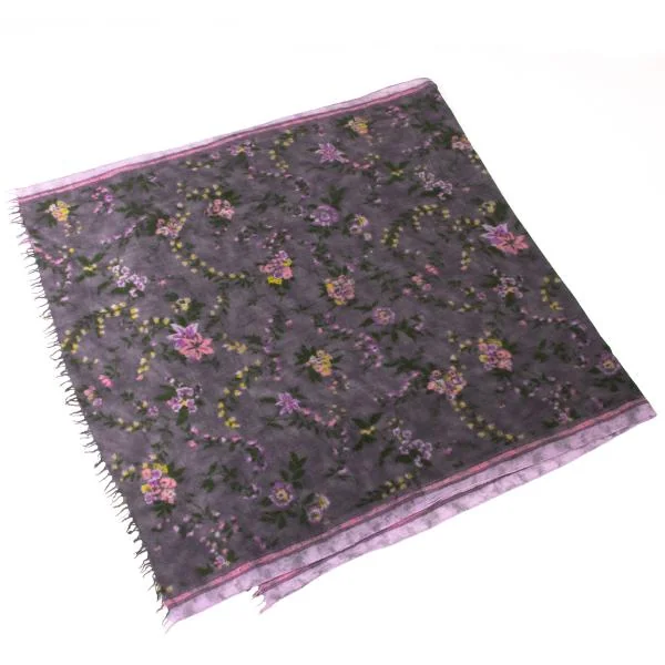 45rpm 45R Floral Printed Fringe Stole K-145068_005