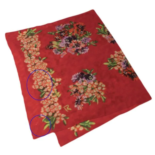 45rpm 45R Floral Printed Fringe stole K-145069_002