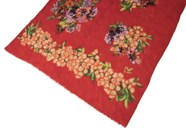 45rpm 45R Floral Printed Fringe stole K-145069_008
