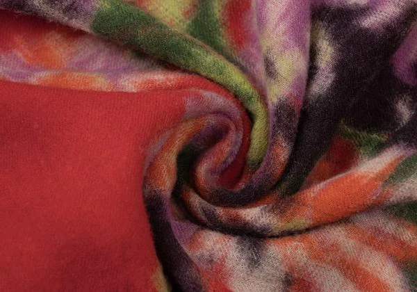 45rpm 45R Floral Printed Fringe stole K-145069_012