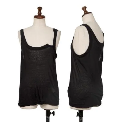 Y's Cotton Linen Stretch Tank Top