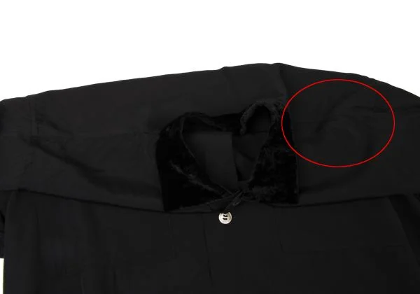 Y's Rayon Velour Collar Switching Shirt K-145171_004