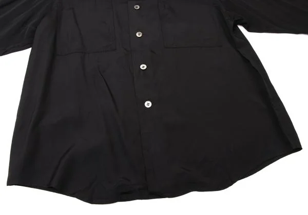 Y's Rayon Velour Collar Switching Shirt K-145171_011