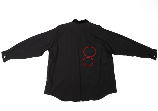 Y's Rayon Velour Collar Switching Shirt K-145171_014