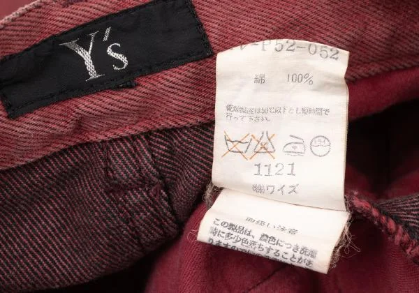 Y's Dyed Straight Jeans K-145174_014
