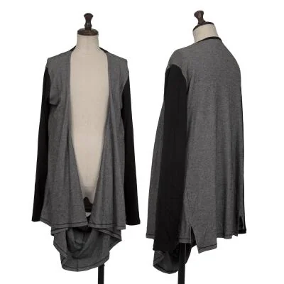 Yohji Yamamoto FEMME Wool Blend Switching Design Top