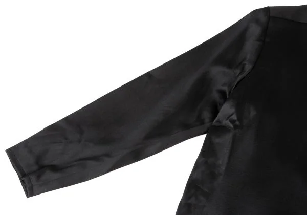Yves Saint Laurent Silk Wool Shoulder Button Design Coat K-145249_006