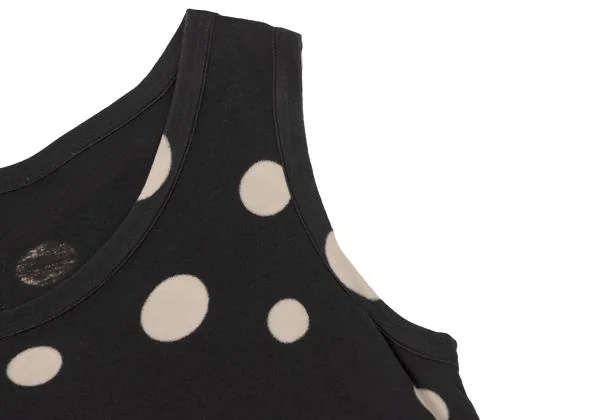 Y's Dot Switching Tank Flare Dress K-145261_005