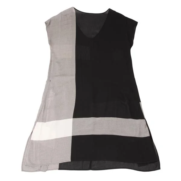 Y's Colour Blocking French Sleeve Dress K-145262_015