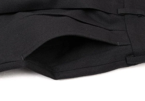 コムデギャルソン オムCOMME des GARCONS HOMME ウールツータックパンツ 黒S K-145281_003