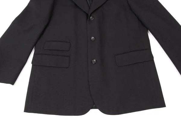 コムデギャルソン オムCOMME des GARCONS HOMME ウールセットアップスーツ 黒S K-145282_006