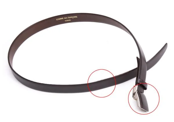COMME des GARCONS HOMME Leather Belt K-145287_002
