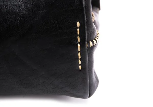 HENRY CUIR Stitch Design Flap Leather Hand Bag K-145300_006