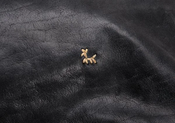 HENRY CUIR Stitch Design Flap Leather Hand Bag K-145300_011