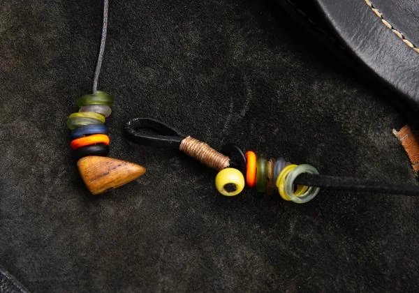 HENRY CUIR Stitch Design Flap Leather Hand Bag K-145300_016