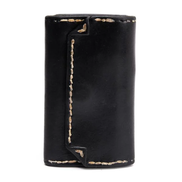 HENRY CUIR Leather Key Case Black  K-145301_001