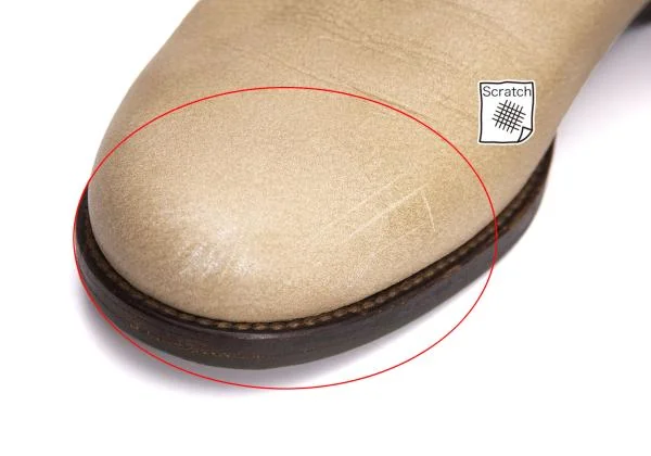 HENRY CUIR Patched Leather Long Boots K-145304_004