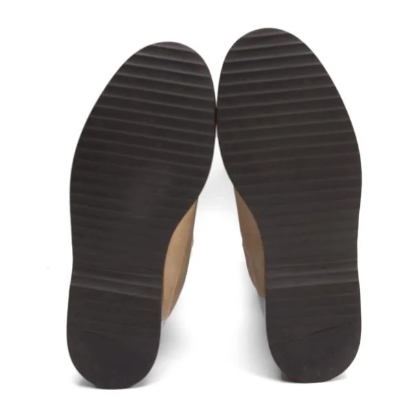 HENRY CUIR Patched Leather Long Boots K-145304_012