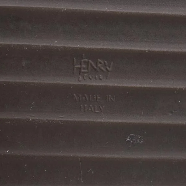 HENRY CUIR Patched Leather Long Boots K-145304_015