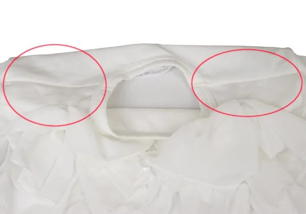 COMME des GARCONS COMME des GARCONS Poly Front Frill T Shirt K-145310_004