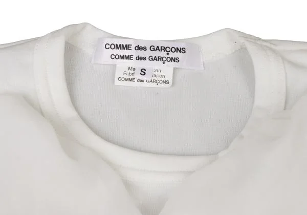COMME des GARCONS COMME des GARCONS Poly Front Frill T Shirt K-145310_007