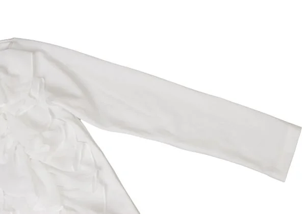 COMME des GARCONS COMME des GARCONS Poly Front Frill T Shirt K-145310_009