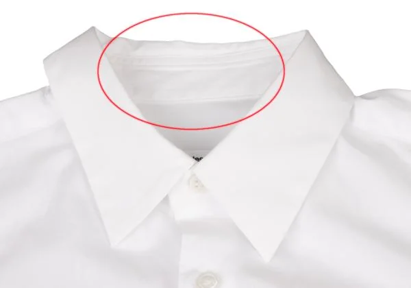 COMME des GARCONS Frill Sleeves Cotton Shirt K-145314_004