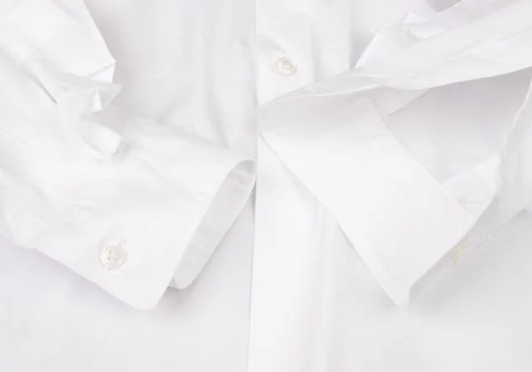 COMME des GARCONS Frill Sleeves Cotton Shirt K-145314_010