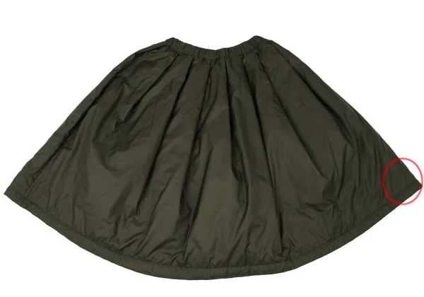COMME des GARCONS Quilted Padding Poly Skirt K-145315_010