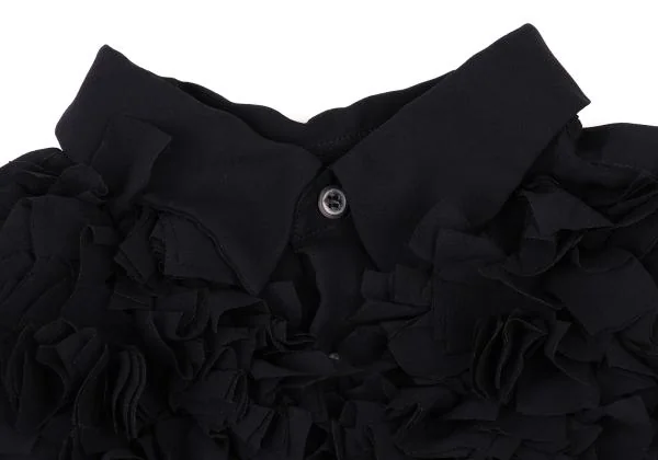 COMME des GARCONS Dyed Poly Chiffon Frill Blouse K-145319_004