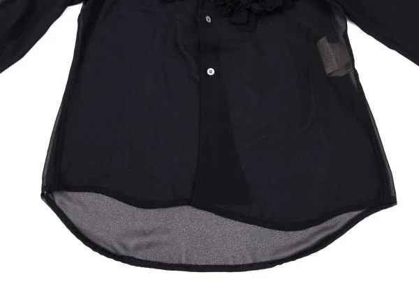 COMME des GARCONS Dyed Poly Chiffon Frill Blouse K-145319_009