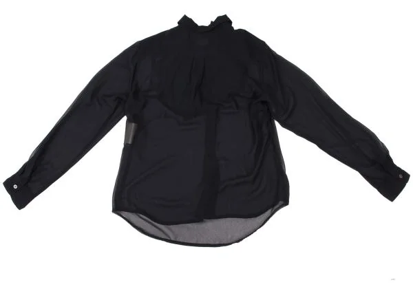 COMME des GARCONS Dyed Poly Chiffon Frill Blouse K-145319_011