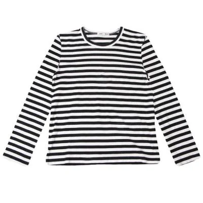 COMME des GARCONS Cotton Stripe Long Sleeve T Shirt