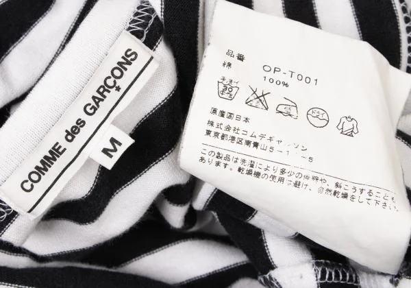 COMME des GARCONS Cotton Stripe Long Sleeve T Shirt K-145320_014