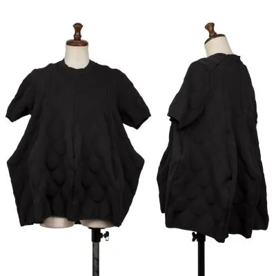 コムデギャルソンCOMME des GARCONS ドットジャガード二次元半袖ニット