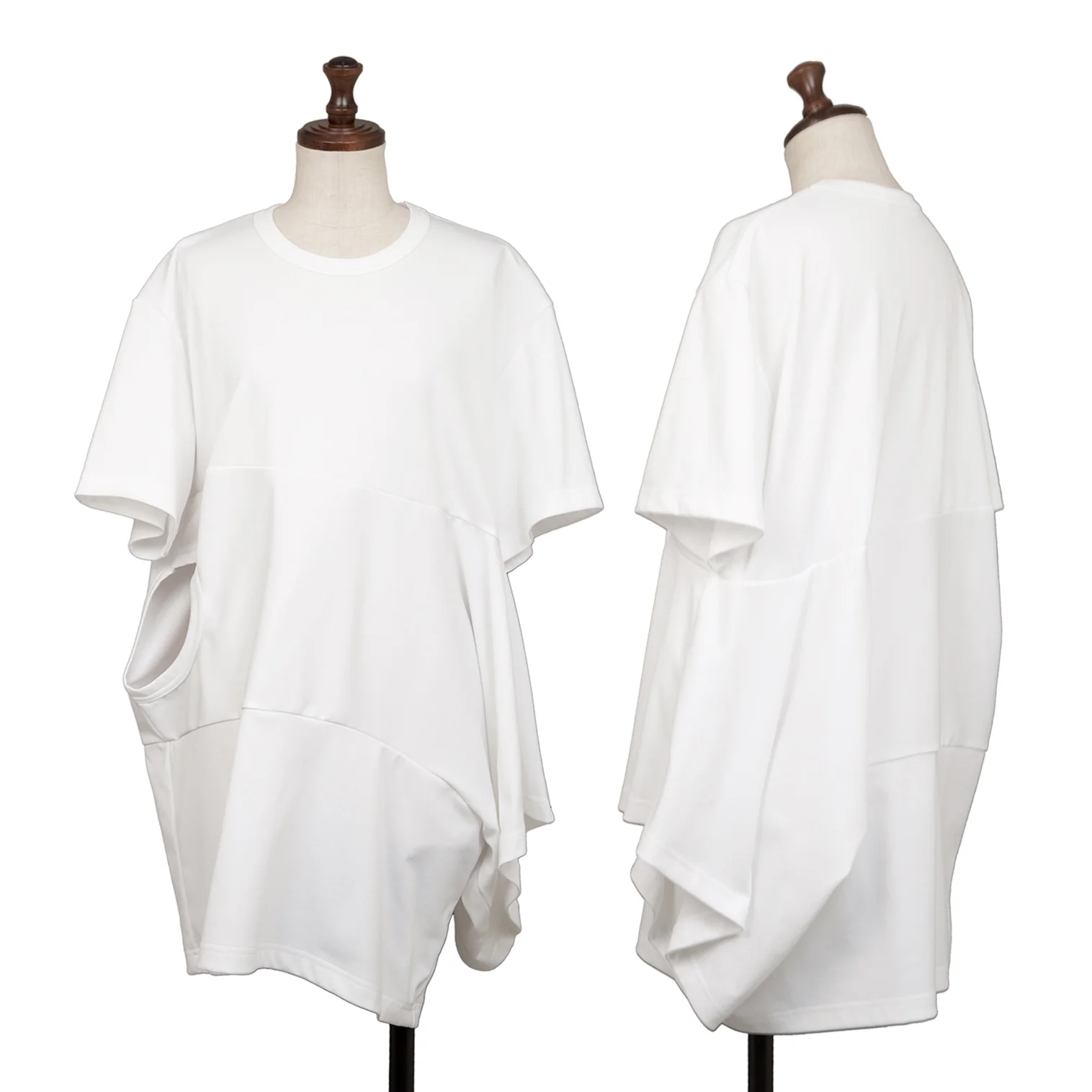 若者に人気のブランド コムデギャルソンCOMME des GARCONS ポリ変形ドッキング トップス