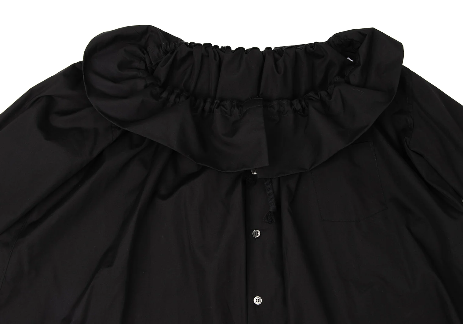 コムデギャルソンCOMME des GARCONS コットンフリルカラー