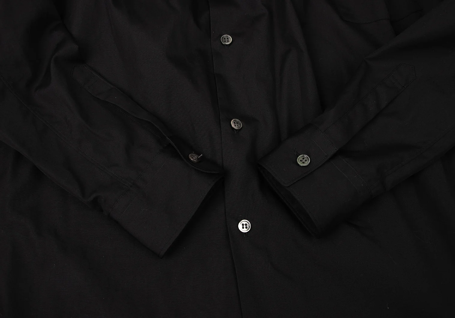 コムデギャルソン　フリル付き　ブラック　ベルト COMME des GARCONS コムデギャルソンCOMME コットンフリルカラー