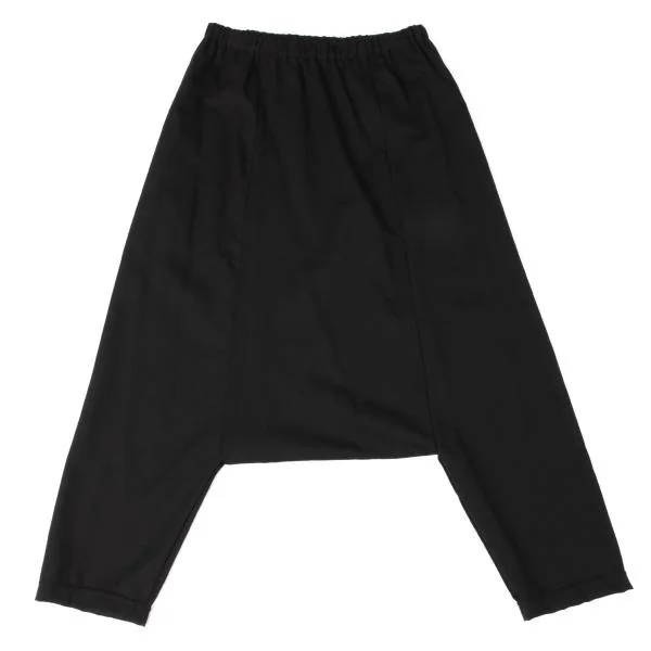 COMME des GARCONS Stretch Wool Dropped Crotch Pants Black S K-145329_001