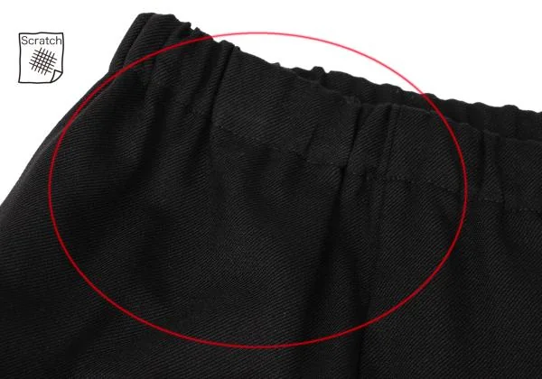 COMME des GARCONS Stretch Wool Dropped Crotch Pants K-145329_003