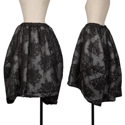 COMME des GARCONS Floral Lace Padding Skirt