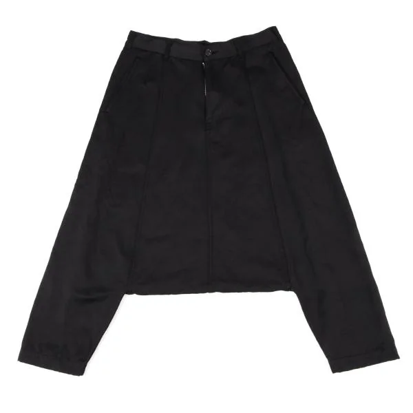 コムデギャルソンCOMME des GARCONS ナイロンリネンサルエルパンツ 濃紺XS K-145331_001