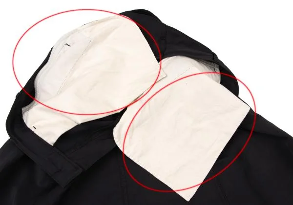コムデギャルソンCOMME des GARCONS ナイロンリネンサルエルパンツ 濃紺XS K-145331_008
