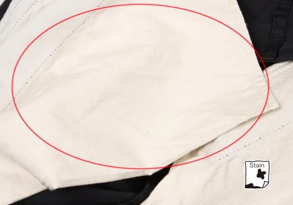 コムデギャルソンCOMME des GARCONS ナイロンリネンサルエルパンツ 濃紺XS K-145331_010