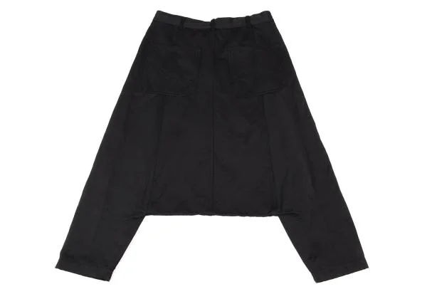 コムデギャルソンCOMME des GARCONS ナイロンリネンサルエルパンツ 濃紺XS K-145331_013