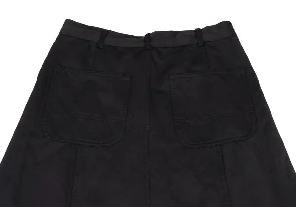 コムデギャルソンCOMME des GARCONS ナイロンリネンサルエルパンツ 濃紺XS K-145331_014