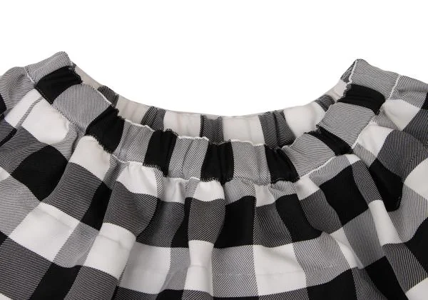 COMME des GARCONS Switching Check Tiered Skirt K-145332_005